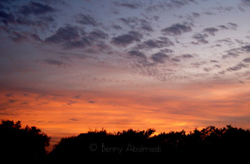 orange sky benny abolmaali photography